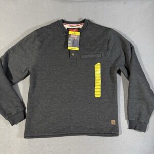 Coleman Bonded Waffle Snap Close Sherpa Fleece Lined Shirt Pullover Men's Med